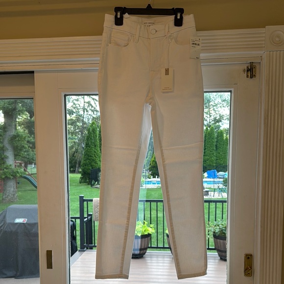NWT Good American White Skinny Jeans Size 2 - Picture 3 of 10